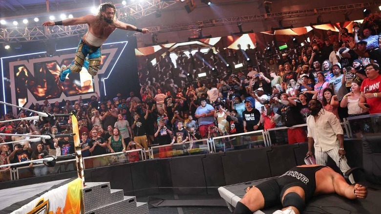 Seth Rollins takes flight on WWE NXT