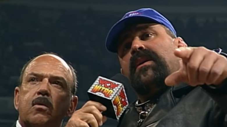 Rick Steiner and Mean Gene on mic