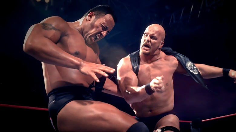 The Rock and "Stone Cold" Steve Austin