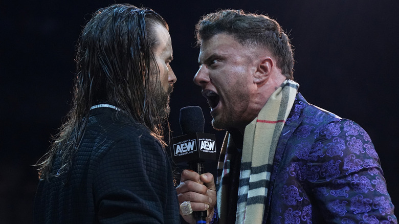 Adam Cole and MJF promo segment