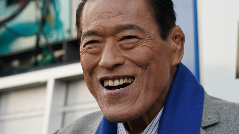 Antonio Inoki smiling