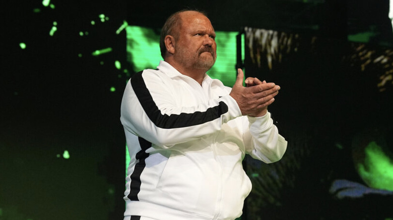 Arn Anderson walking to the ring