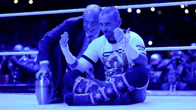 CM Punk Pictured With Paul Heyman In A WWE Ring