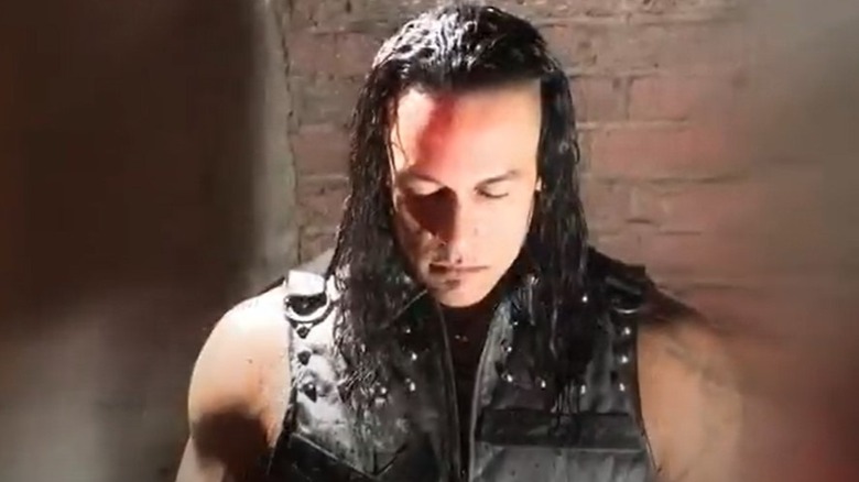 Punishment Martinez is seen backstage in Ring of Honor