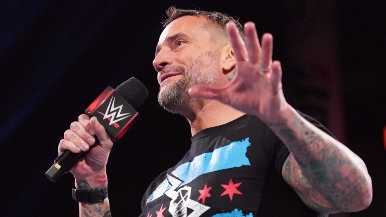 CM Punk on "WWE Raw"