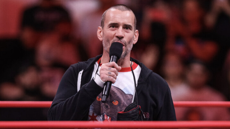 CM Punk speaking on AEW Collision