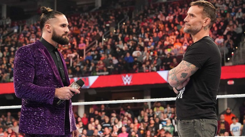 Seth Rollins and CM Punk come face-to-face
