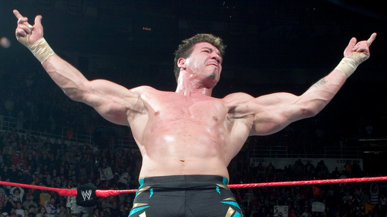 The late Eddie Guerrero performing in WWE