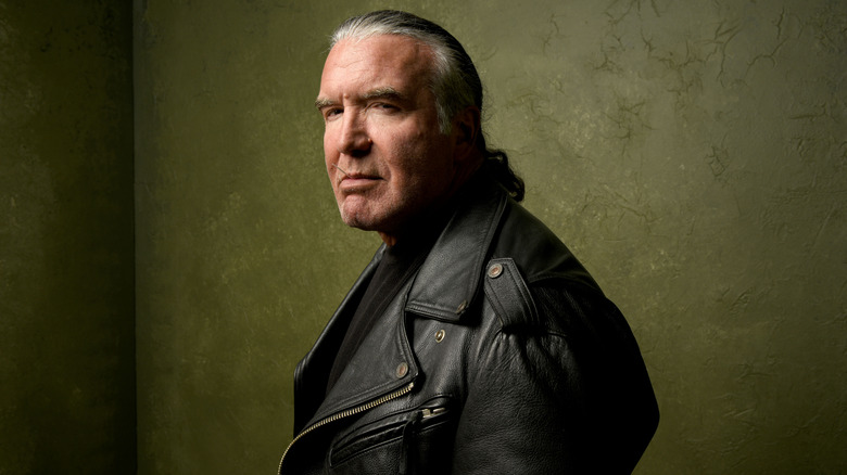 Scott Hall during a promo for 