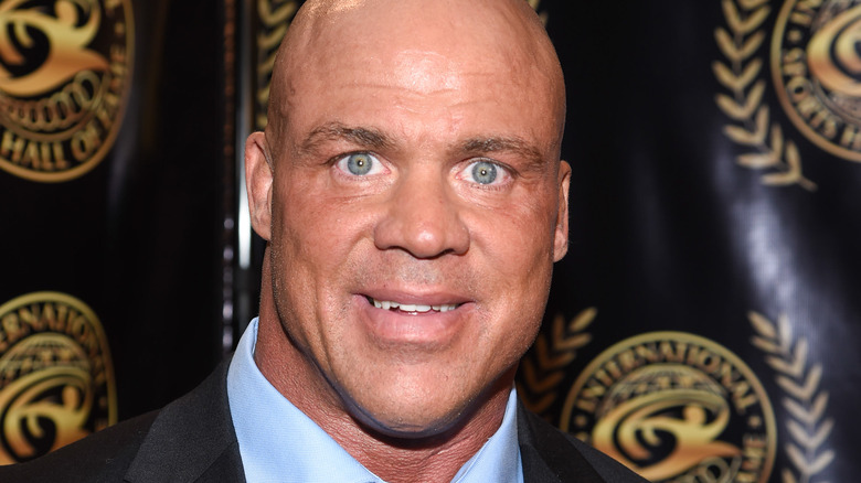 Kurt Angle smiling