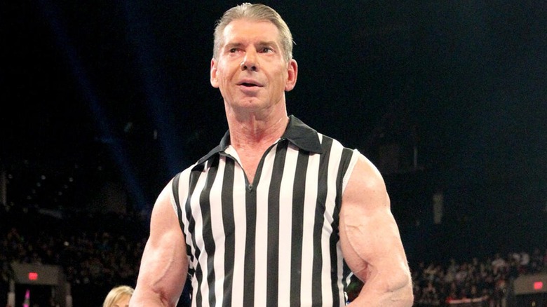 Vince McMahon in ref attire