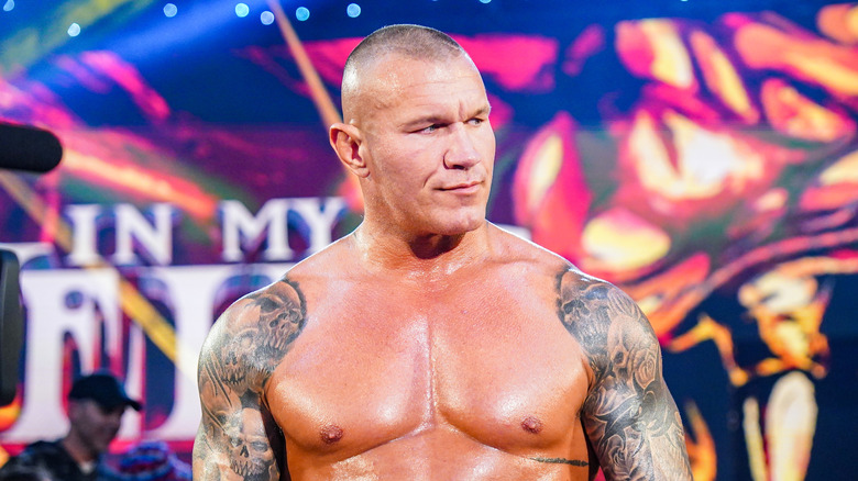 Randy Orton, giving someone the side-eye