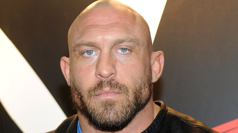 Ryback looking at the camera