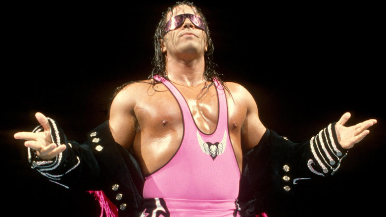 Bret Hart posing