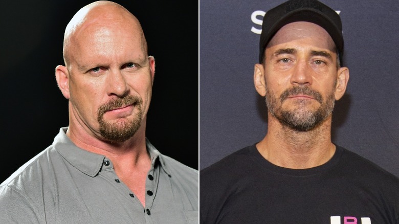 Steve Austin and CM Punk