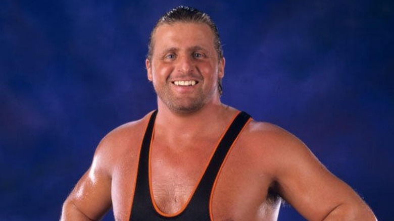 Owen Hart smiles