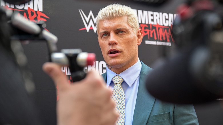 Cody Rhodes talking