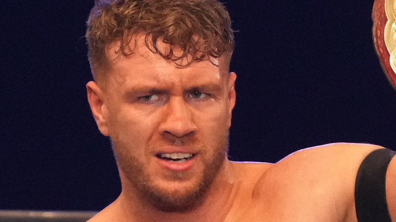 Will Ospreay looking off to the side