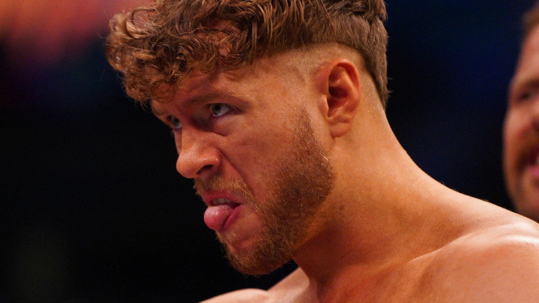 Will Ospreay looking angry