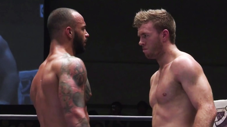 Ricochet and Will Ospreay in 2016