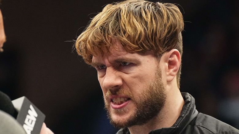 Will Ospreay glaring on AEW Dynamite