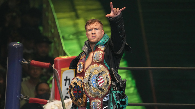 Will Ospreay poses