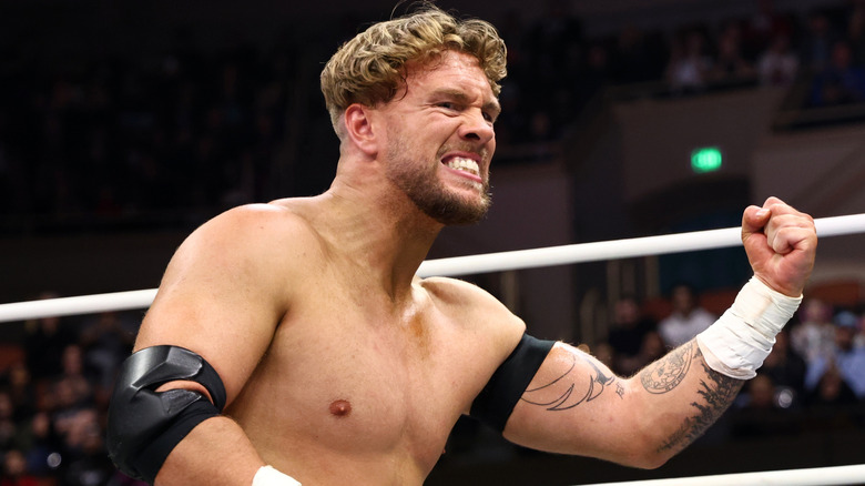 Will Ospreay is seen in the middle of the ring during a match on "AEW Dynamite."