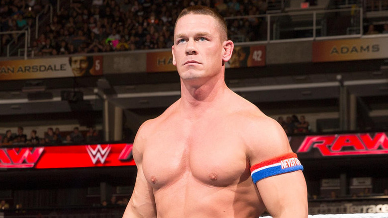 John Cena inside the ring 