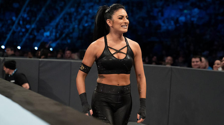 Sonya Deville smiles