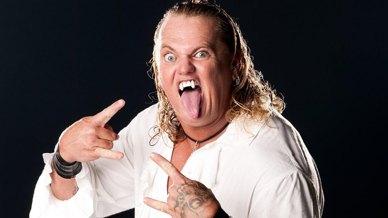 Gangrel showing his fangs