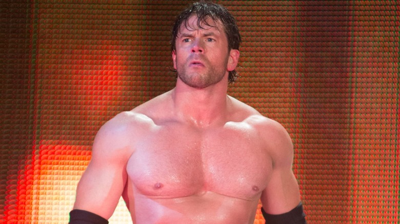 Alex Riley appearing on the stage