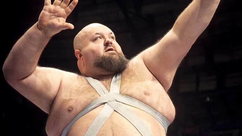 Bastion Booger posing in the ring