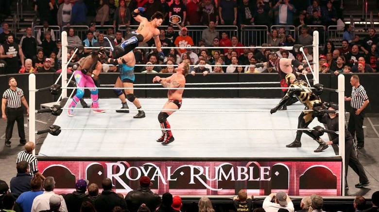 AJ Styles attempting a Phenomenal Forearm