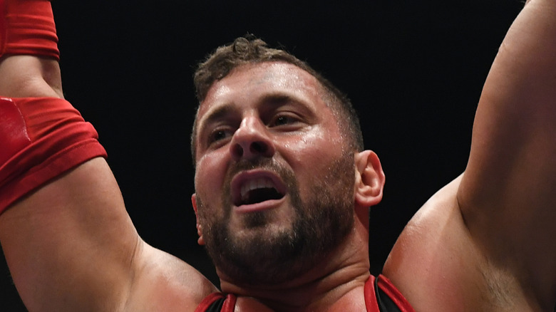 Colt Cabana raises arms