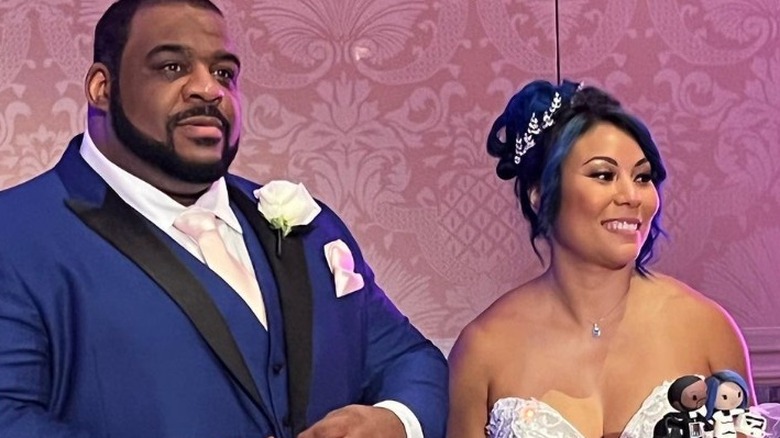 Mia Yim and Keith Lee at their wedding
