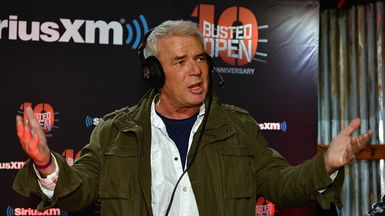 Eric Bischoff attends SiriusXM's "Busted Open" celebrating 10th Anniversary In New York City on the eve of WrestleMania 35 on April 6, 2019 in New York City.