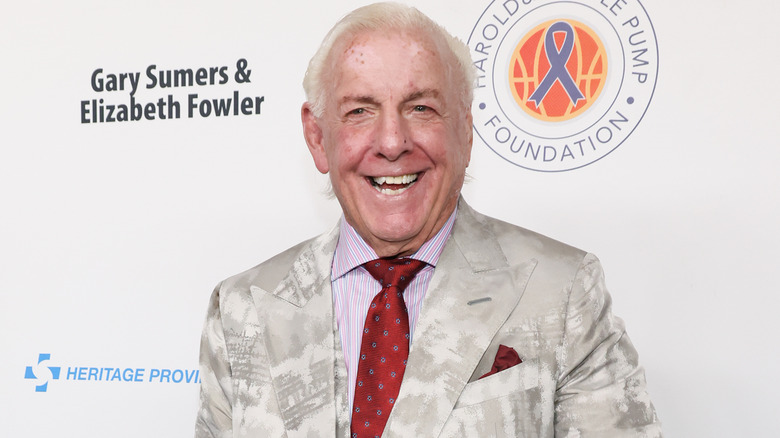 Ric Flair attends the 23rd annual Harold & Carole Pump Foundation Gala at The Beverly Hilton on August 18, 2023 in Beverly Hills, California.