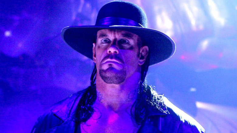 The Undertaker posing