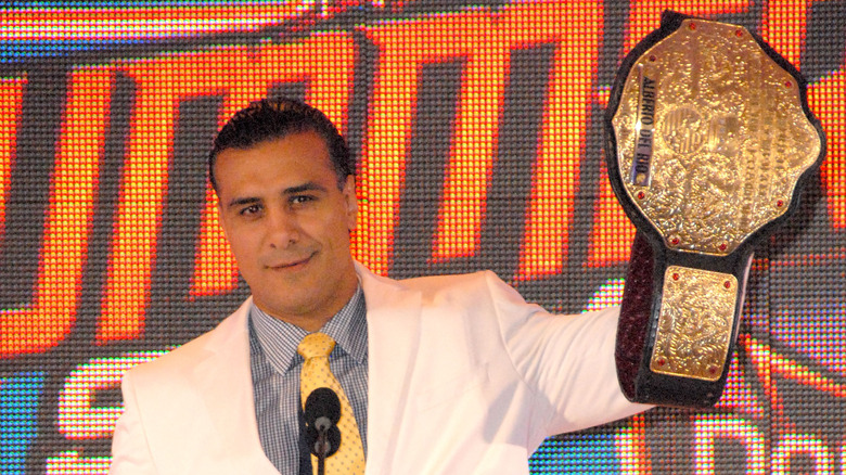 Alberto Del Rio with World Heavyweight Championship in 2013