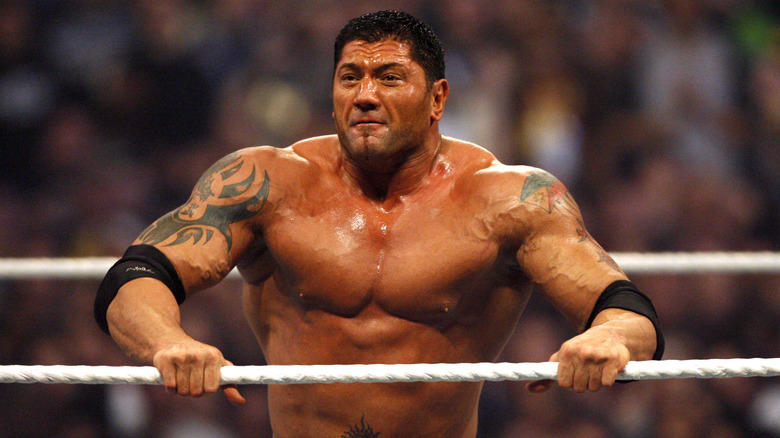 Dave Bautista during his WWE in-ring career