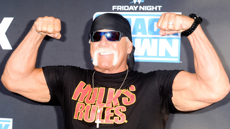 Hulk Hogan attends WWE 20th Anniversary Celebration Marking Premiere of WWE Friday Night SmackDown on FOX at Staples Center on October 04, 2019 in Los Angeles, California.