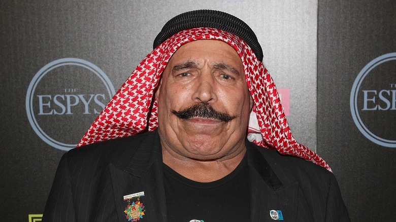 The Iron Sheik arrives at the 17th Annual ESPY Awards Celebration Of Champions athlete kickoff at J Bar on July 14, 2009 in Los Angeles, California