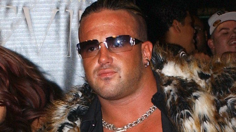 Joey Mercury posing with Johnny Nitro