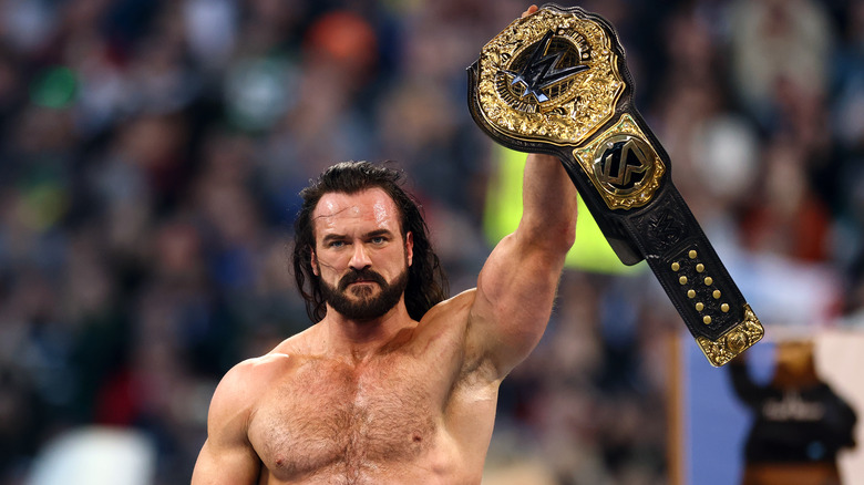 Drew McIntyre with WWE World Title
