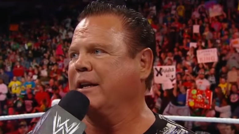 Jerry Lawler giving a promo