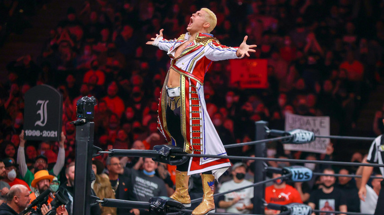 Cody Rhodes on AEW Dynamite in 2022