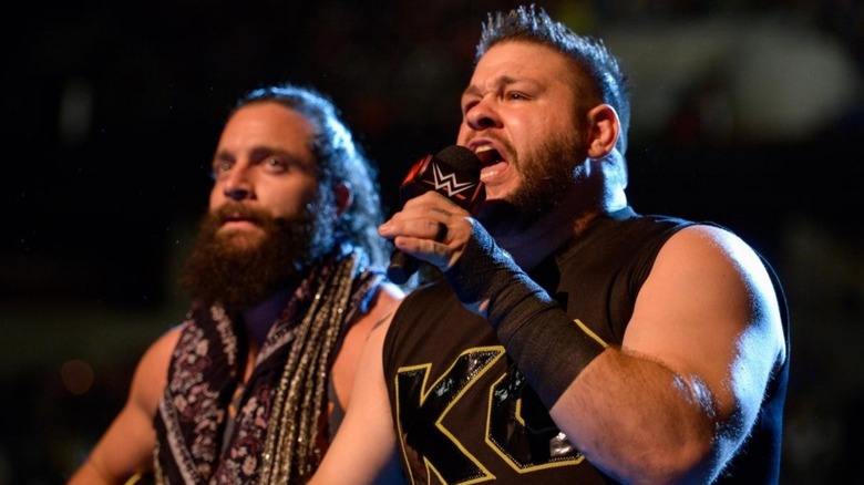 Elias and Kevin Owens on WWE Raw