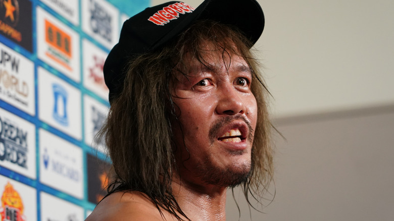 Tetsuya Naito talking