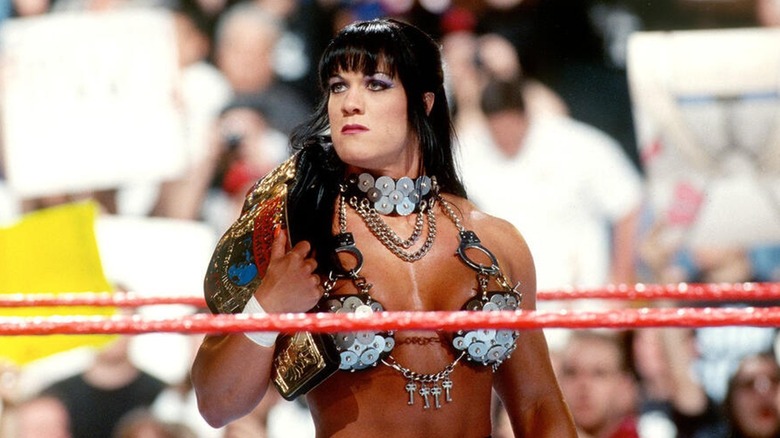 Chyna with the European Title