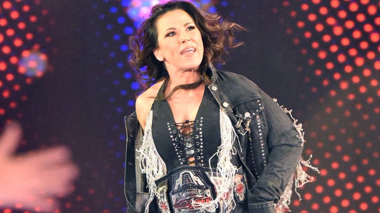 Mickie James makes her entrance